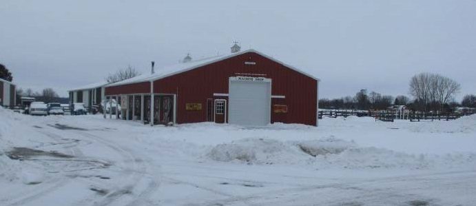 Building 3 with large overhead door